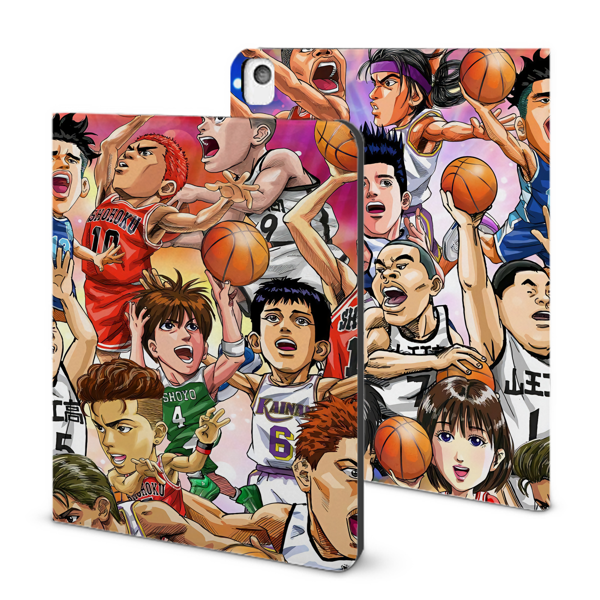 （画像用） SLAM DUNK／スラムダンク IPadケース ペンホルダー付き ブックスタイルデザイン